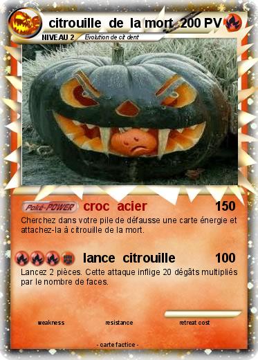 Pokemon citrouille  de  la mort