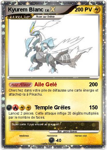 Pokemon Kyurem Blanc
