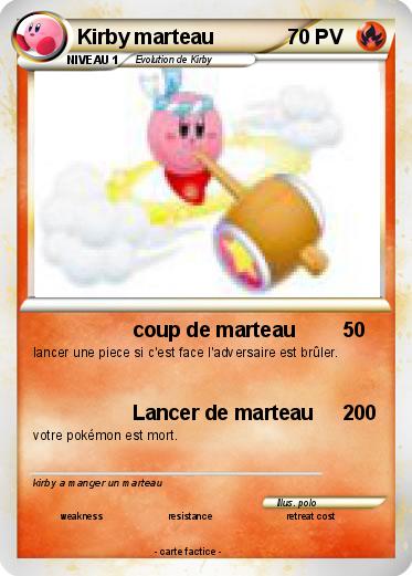 Pokemon Kirby marteau