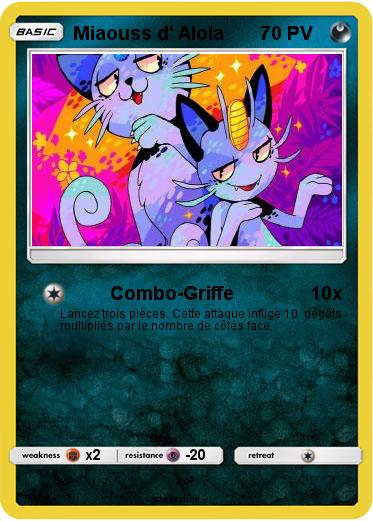 Pokemon Miaouss d' Alola