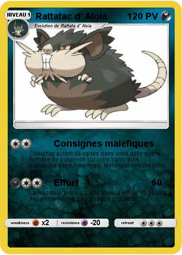 Pokemon Rattatac d' Alola