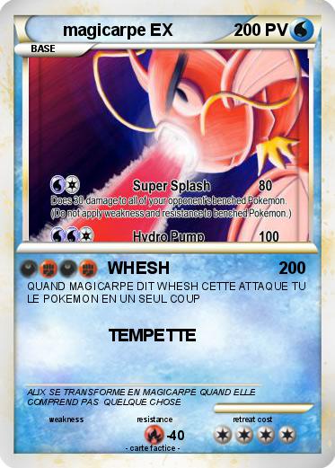 Pokemon magicarpe EX