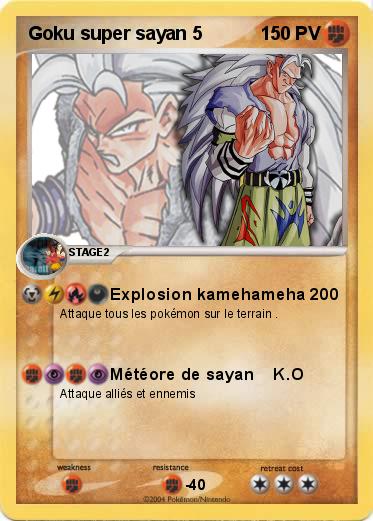 Pokemon Goku super sayan 5