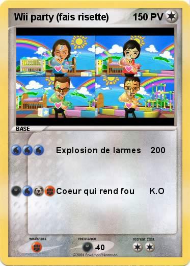 Pokemon Wii party (fais risette)
