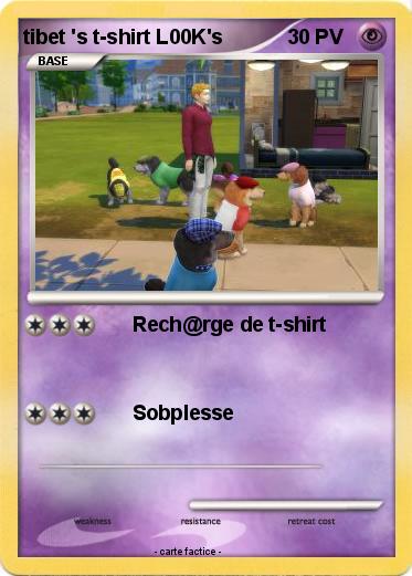 Pokemon tibet 's t-shirt L00K's