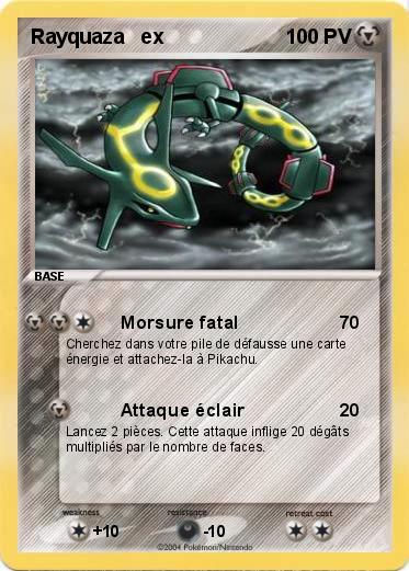 Pokemon Rayquaza   ex