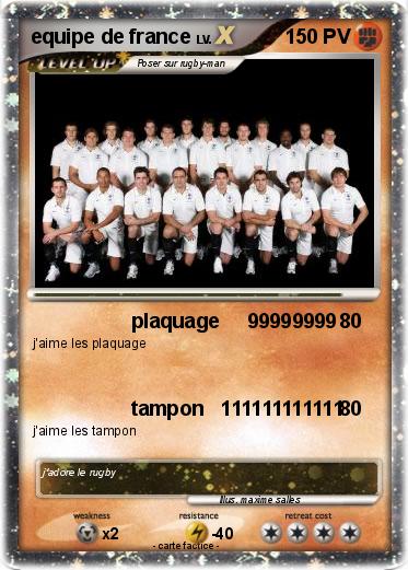 Pokemon equipe de france