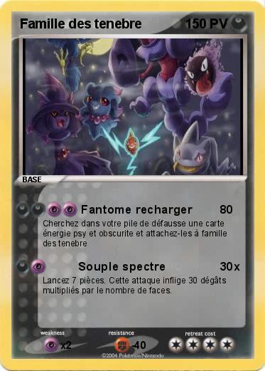 Pokemon Famille des tenebre