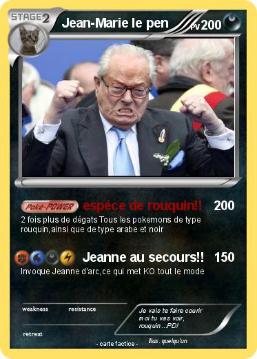 Pokemon Jean-Marie le pen