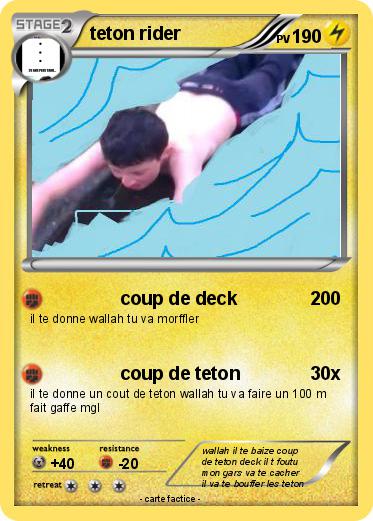 Pokemon teton rider
