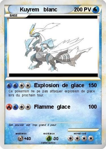 Pokemon Kuyrem   blanc