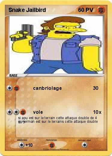 Pokemon Snake Jailbird