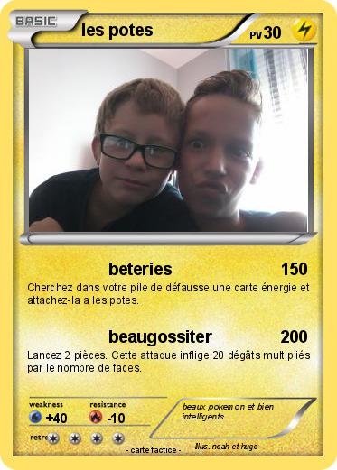 Pokemon les potes