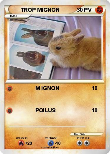 Pokemon TROP MIGNON