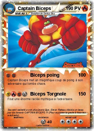 Pokemon Captain Biceps