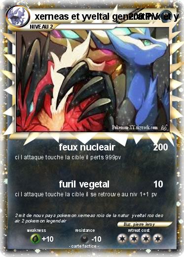 Pokemon xerneas et yveltal generatin x et y