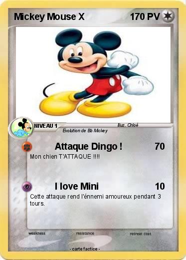 Pokemon Mickey Mouse X