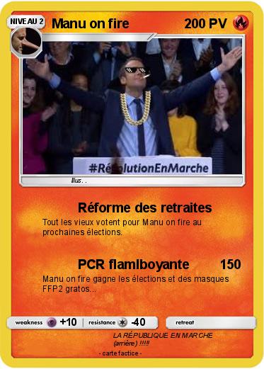 Pokemon Manu on fire