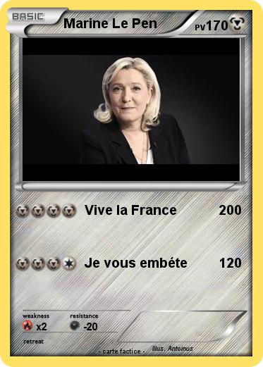 Pokemon Marine Le Pen