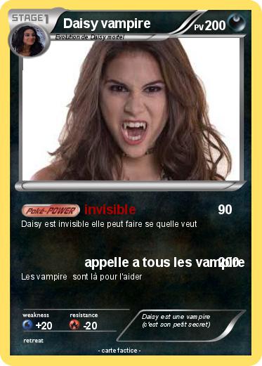 Pokemon Daisy vampire