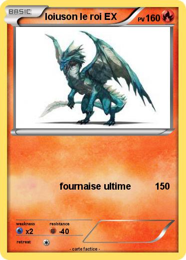 Pokemon loiuson le roi EX
