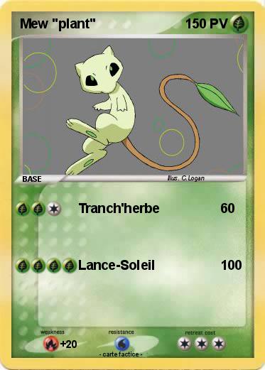 Pokemon Mew "plant"