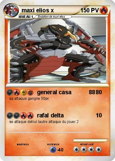 Pokemon maxi elios x
