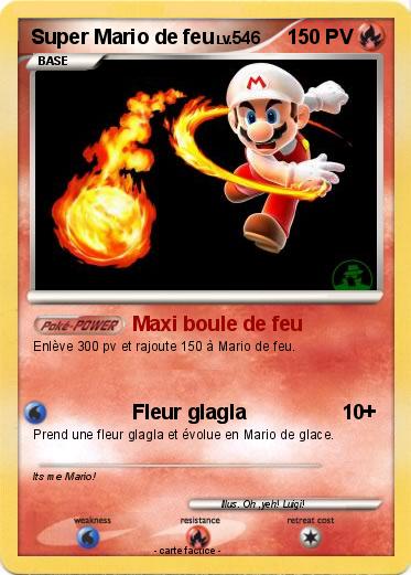 Pokemon Super Mario de feu