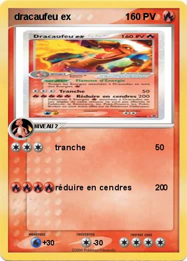 Pokemon dracaufeu ex                     1