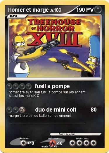 Pokemon homer et marge