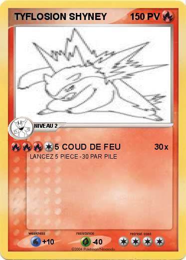 Pokemon TYFLOSION SHYNEY 