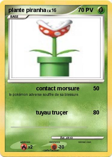 Pokemon plante piranha