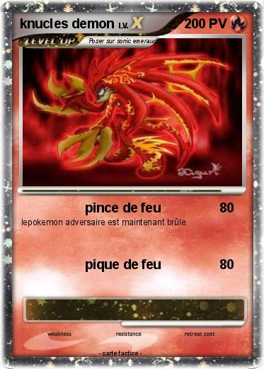 Pokemon knucles demon