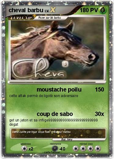 Pokemon cheval barbu