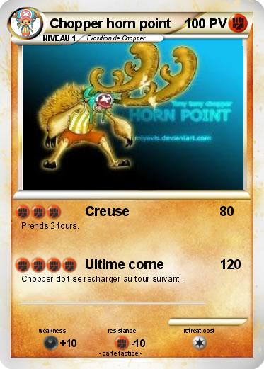 Pokemon Chopper horn point