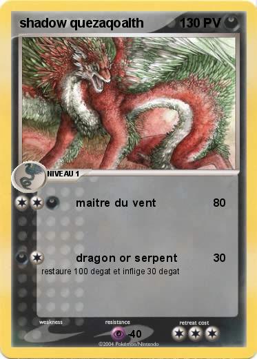 Pokemon shadow quezaqoalth
