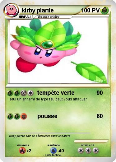 Pokemon kirby plante