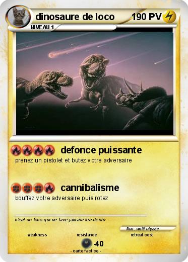 Pokemon dinosaure de loco