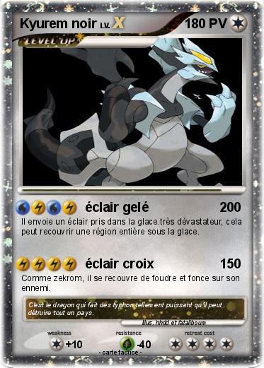Pokemon Kyurem noir