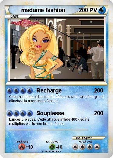 Pokemon madame fashion