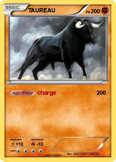 Pokemon TAUREAU