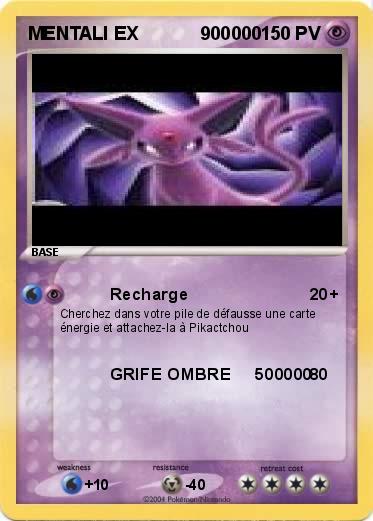 Pokemon MENTALI EX            900000