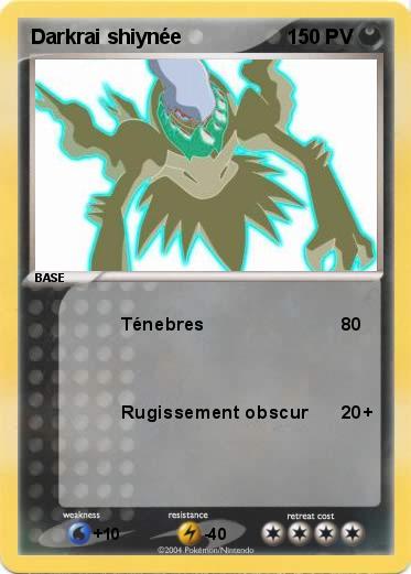 Pokemon Darkrai shiynée