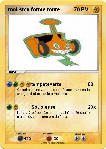 Pokemon motisma forme tonte