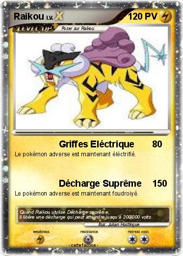 Pokemon Raikou