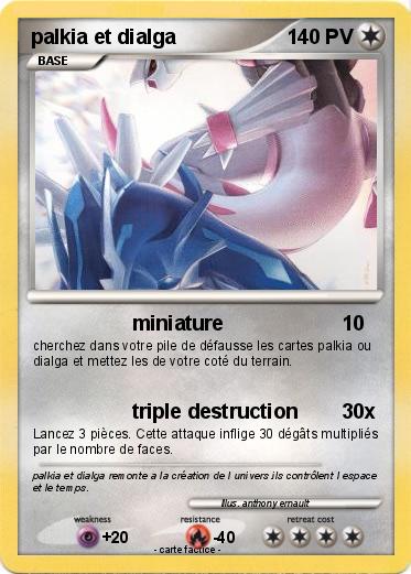 Pokemon palkia et dialga