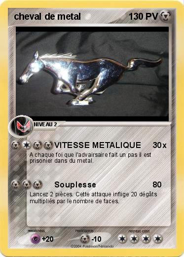 Pokemon cheval de metal