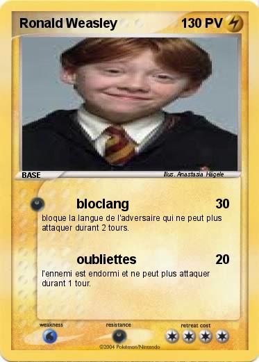 Pokemon Ronald Weasley