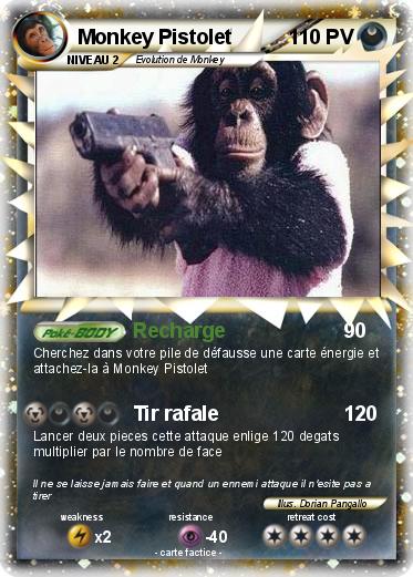 Pokemon Monkey Pistolet