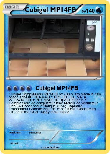 Pokemon Cubigel MP14FB